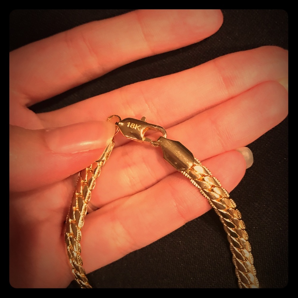 BRAND NEW 18k gold plated chain